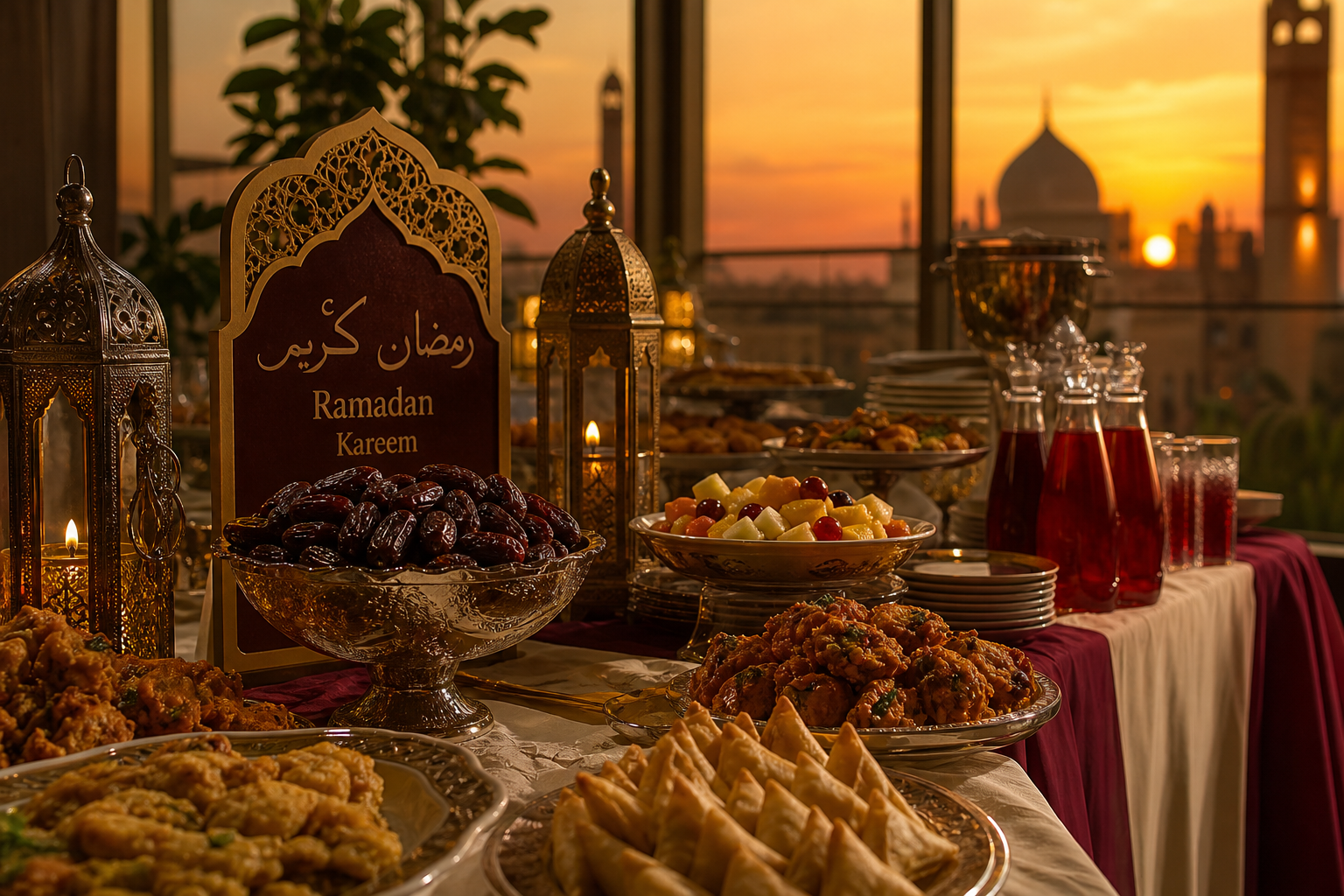 Aftari Catering food presentation by Shaheryar Foods