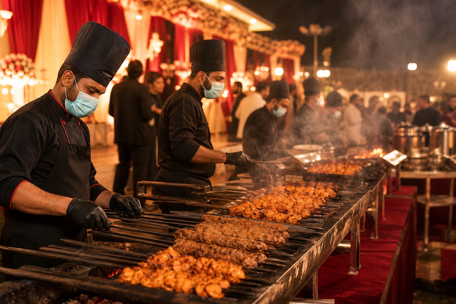 Live BBQ Catering — Shaheryar Foods premium catering